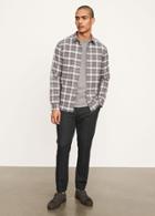 Vince Mlange Plaid Long Sleeve