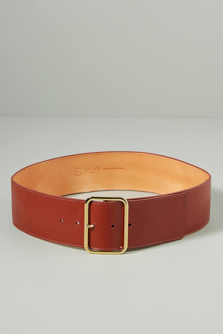 Brave Leather Lani Leather Wide Belt