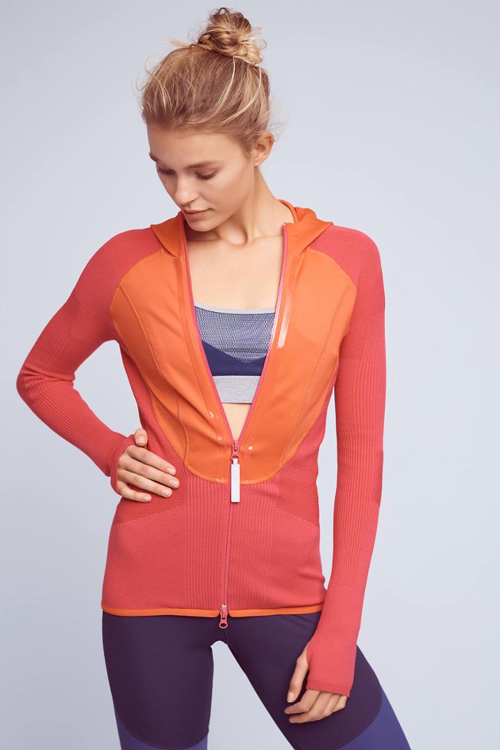 Adidas By Stella Mccartney Adidas By Stella Mccartney Tri-toned Runner's Hoodie