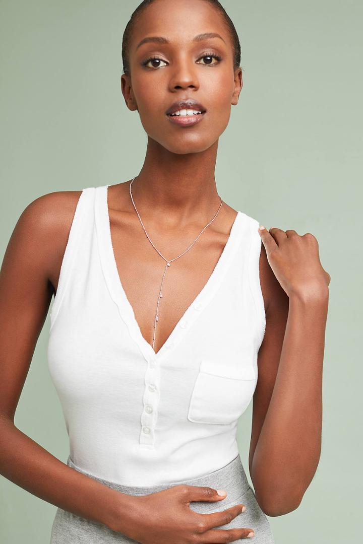 Pure + Good Ivy Henley Tank