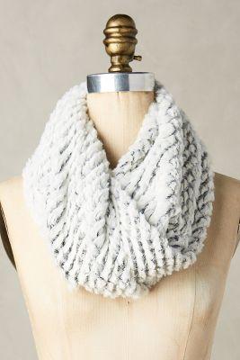 Anthropologie Rideau Faux-fur Cowl
