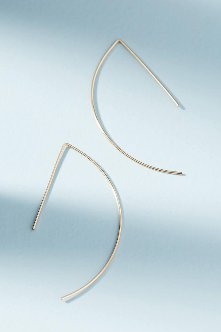 Hello Adorn Archery Hoop Earrings