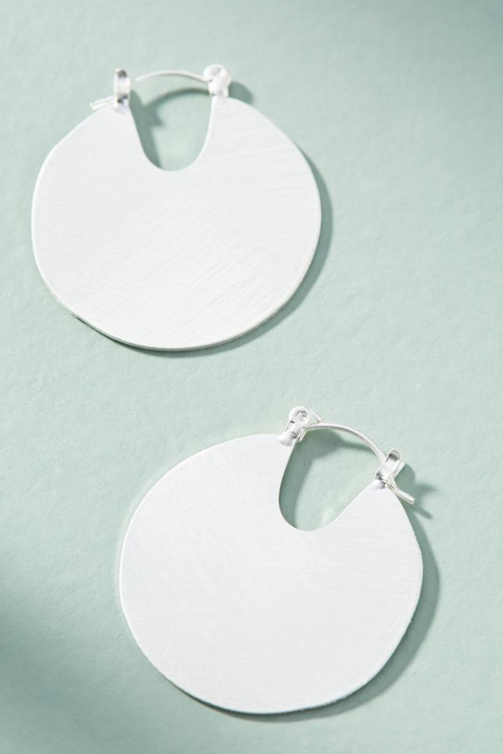 Anthropologie Mini Filled Hoop Earrings