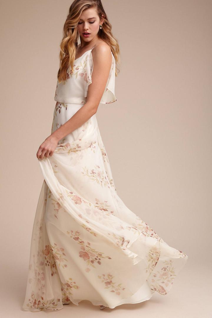 Anthropologie Prim Wedding Guest Dress