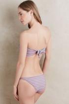 Onia Rouge Stripe Bottoms Red Motif