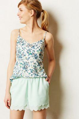 Anthropologie Scallop Edge Short