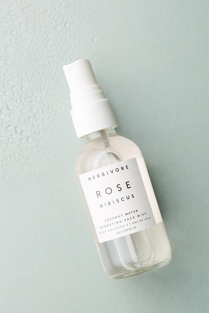 Herbivore Botanicals Rose Hibiscus Coconut Water Hydrating Face Mist,