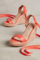 Vanessa Wu Colorful Wedge Sandals