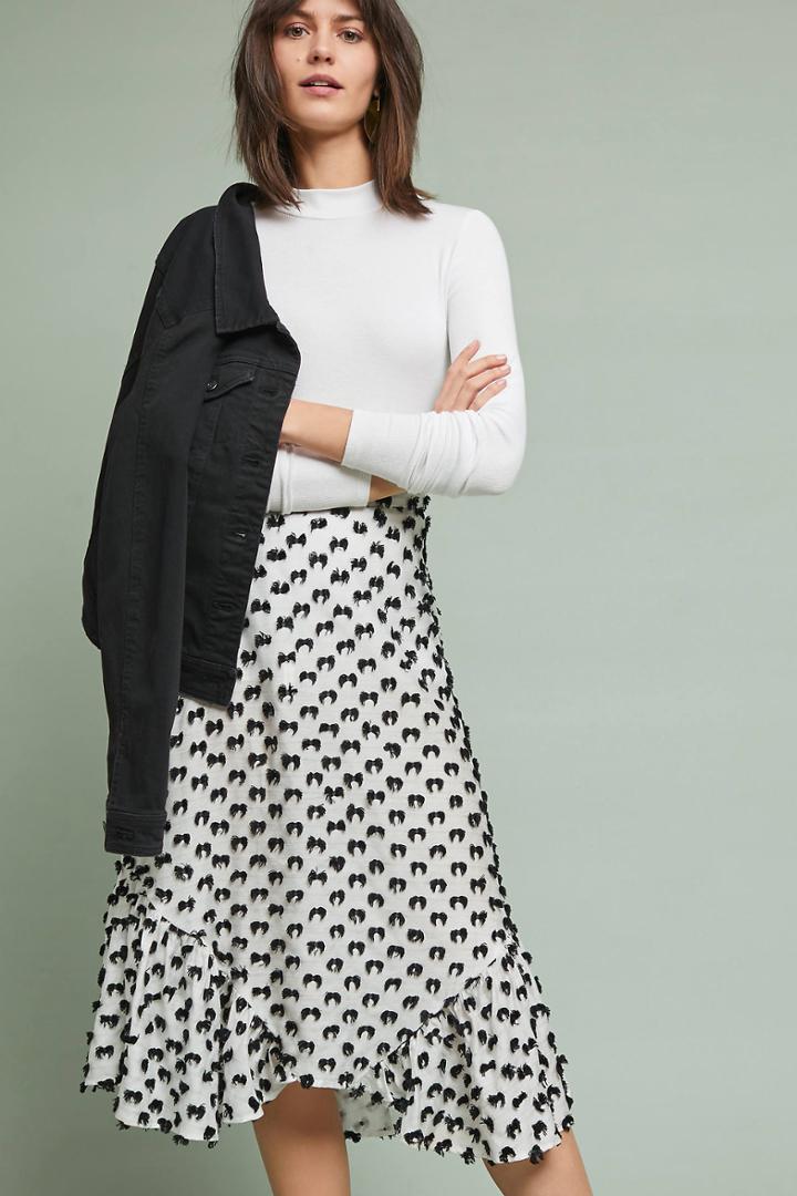 Eva Franco Mod Textured Skirt