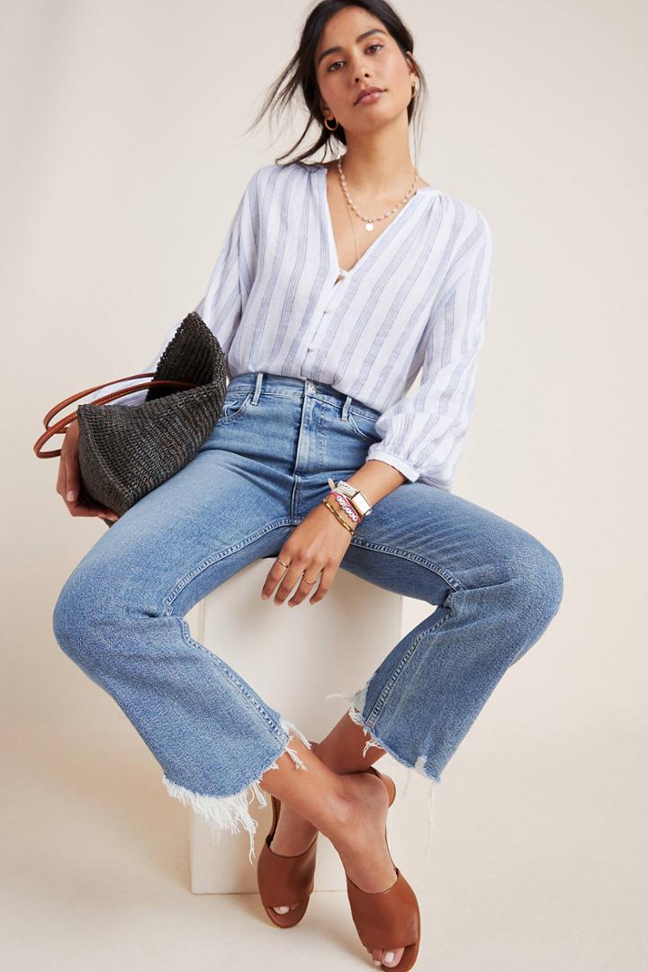 3x1 Easton High-rise Cropped Flare Jeans