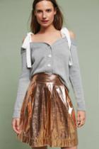 Maeve Rose Gold Mini Skirt