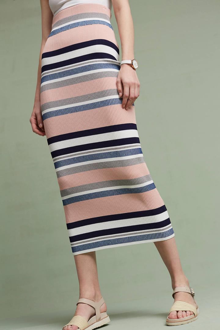 Callahan Valentina Ribbed Midi Skirt