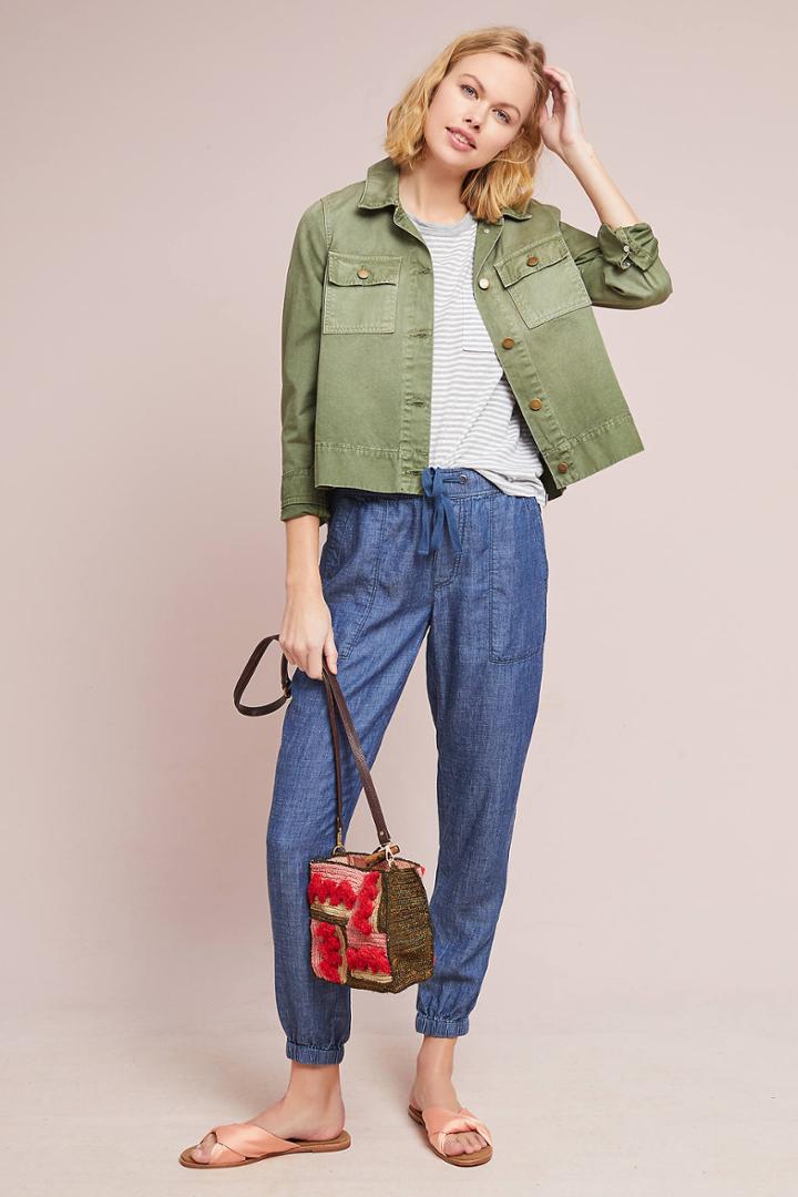 Sanctuary Victory Chambray Joggers
