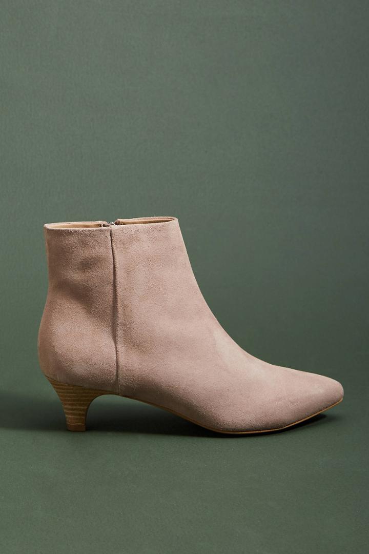Anthropologie Taylor Kitten-heeled Booties