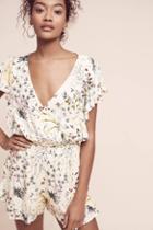 Elevenses Evynne Flutter-sleeve Romper