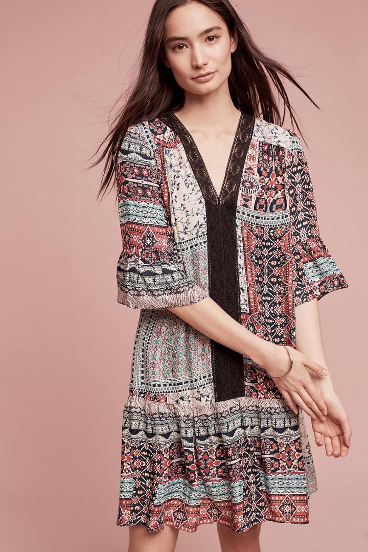 Maeve Pearson Lace Peasant Dress