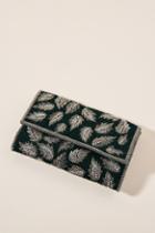 Anthropologie Falling Leaves Beaded Clutch