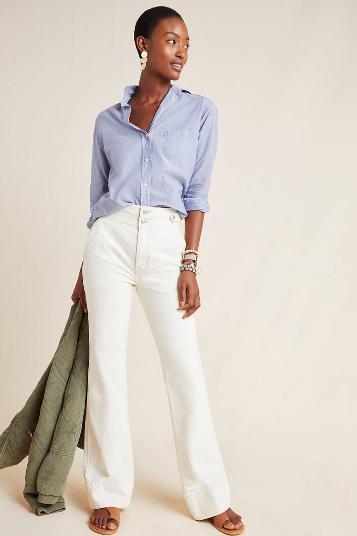 Current/elliott Seymour High-rise Utility Jeans