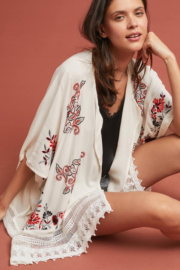 Elizabeth Gillett Felicity Lace Kimono