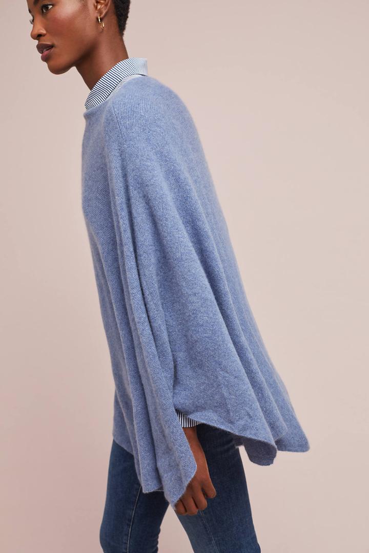 White + Warren Lola Cashmere Poncho