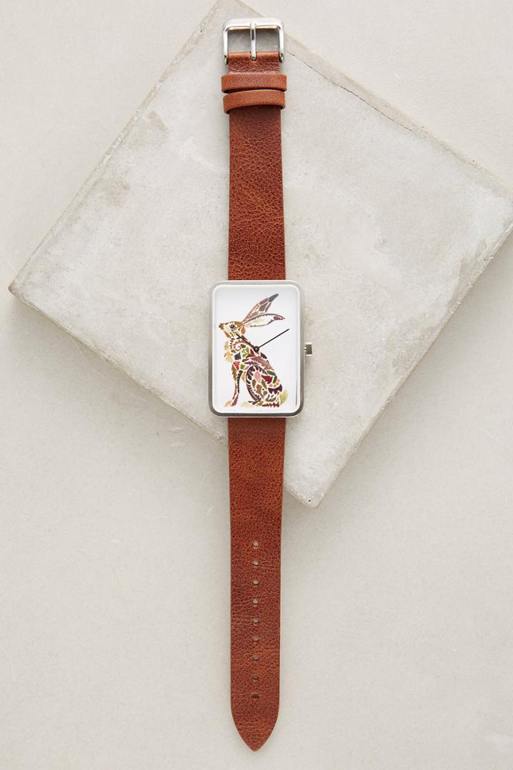 Anthropologie Punctual Hare Watch