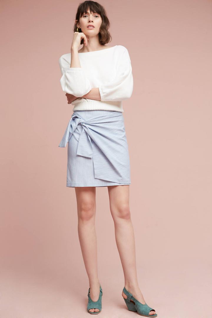 Drew Leanna Tie-front Skirt