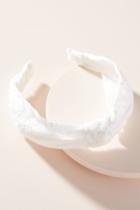 Anthropologie Pembroke Eyelet Knotted Headband