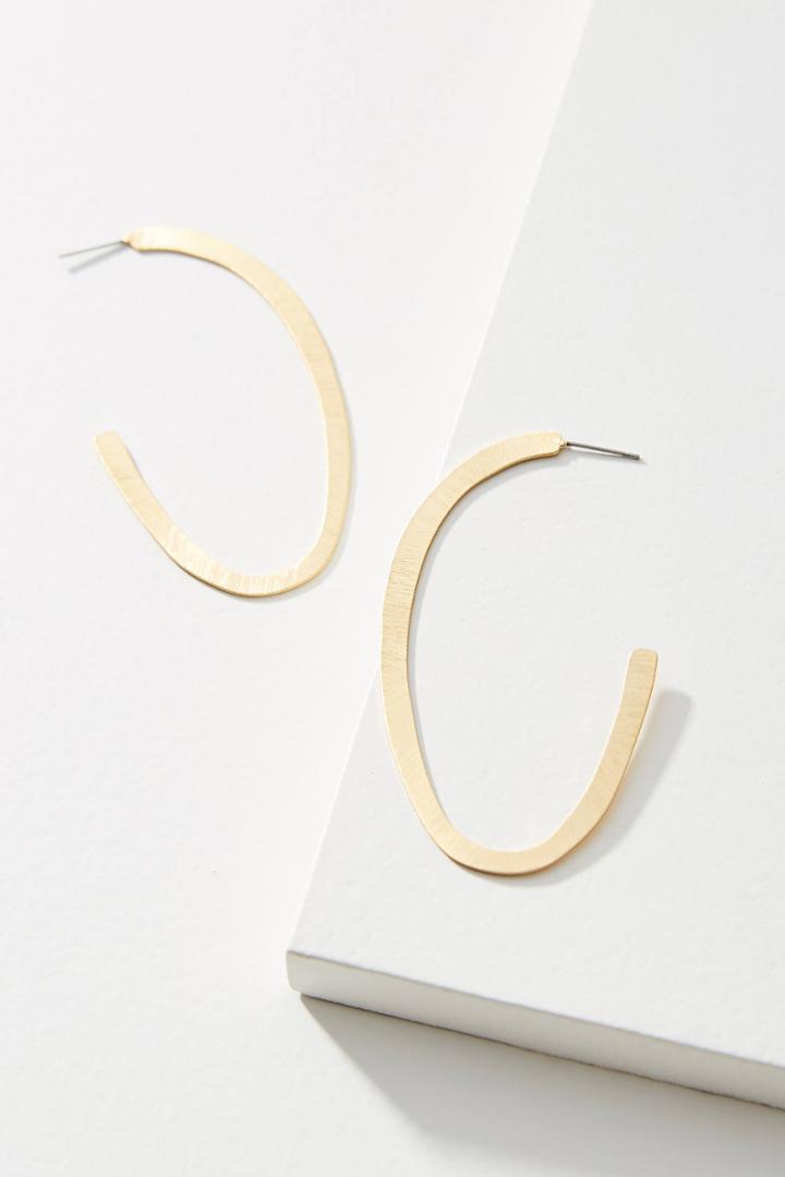 Anthropologie Ava Hoop Earrings