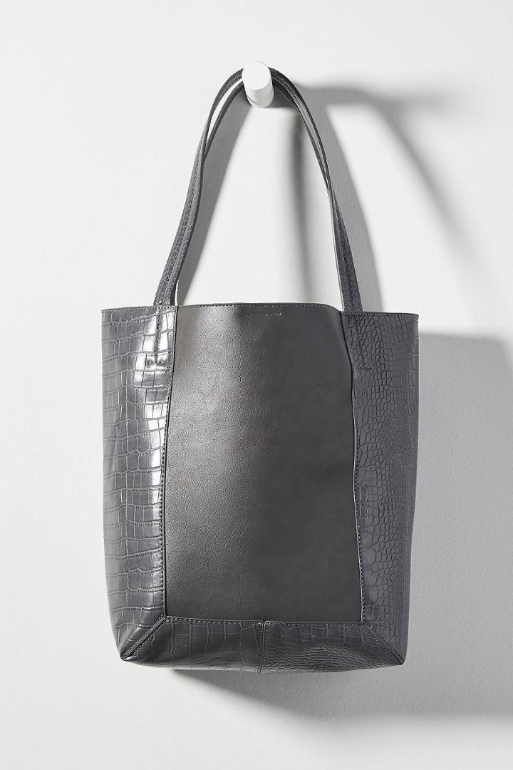 Anthropologie Deborah Embossed Tote Bag