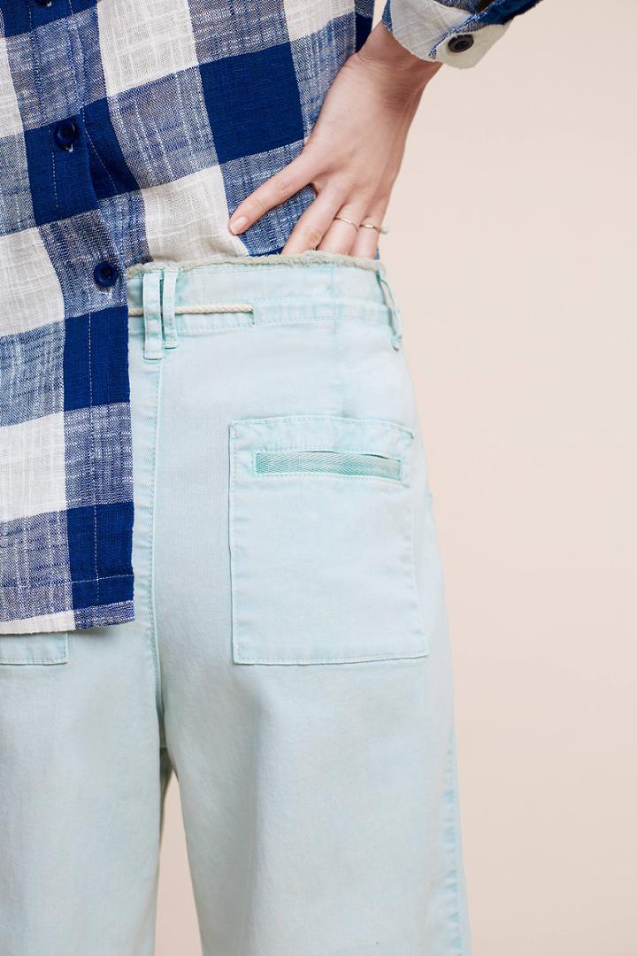 Chino By Anthropologie Cropped Chino Wide-legs