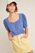Maeve Marta Puff-sleeved Blouse