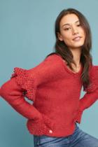 Intropia Rach Ruffle-sleeve Pullover