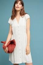 Meadow Rue Canal Ruffled Shirtdress
