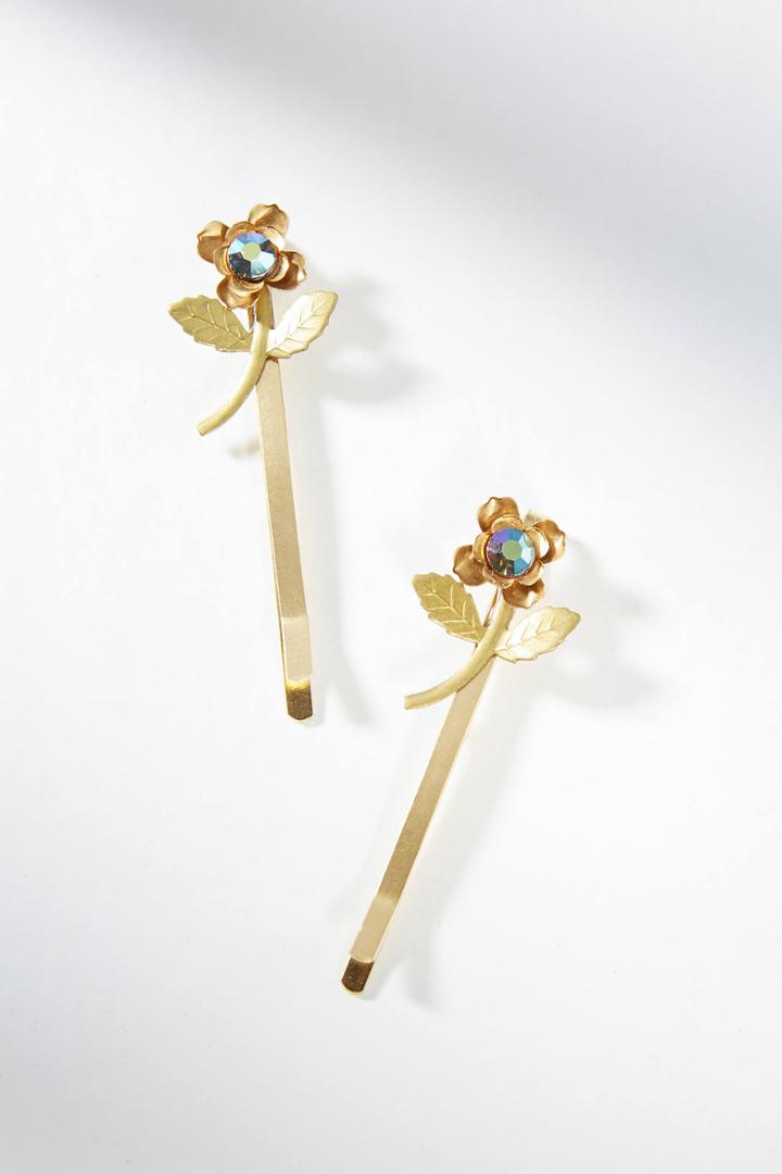 Dauphines Of New York Every Rose Barrette Set