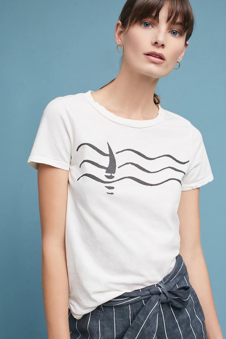 Sol Angeles Boat Waves Graphic Tee