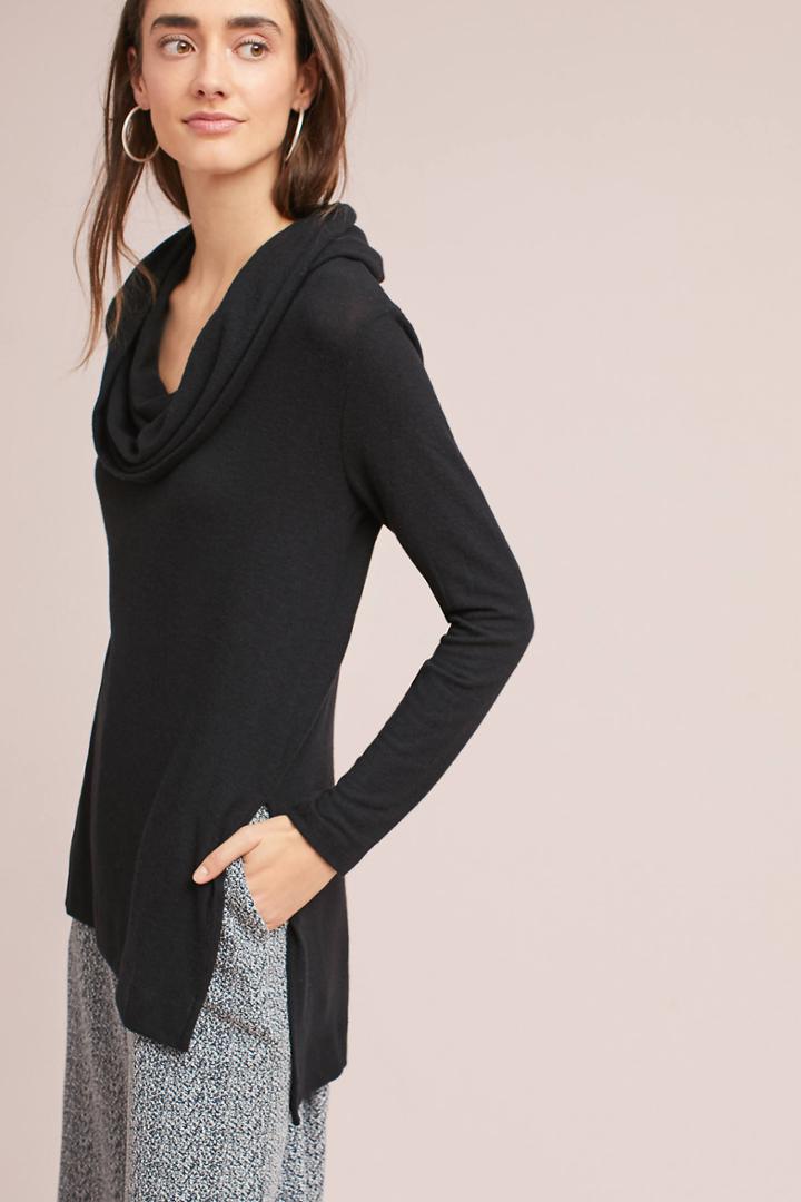 Michael Stars Cowled Long-sleeve Tunic