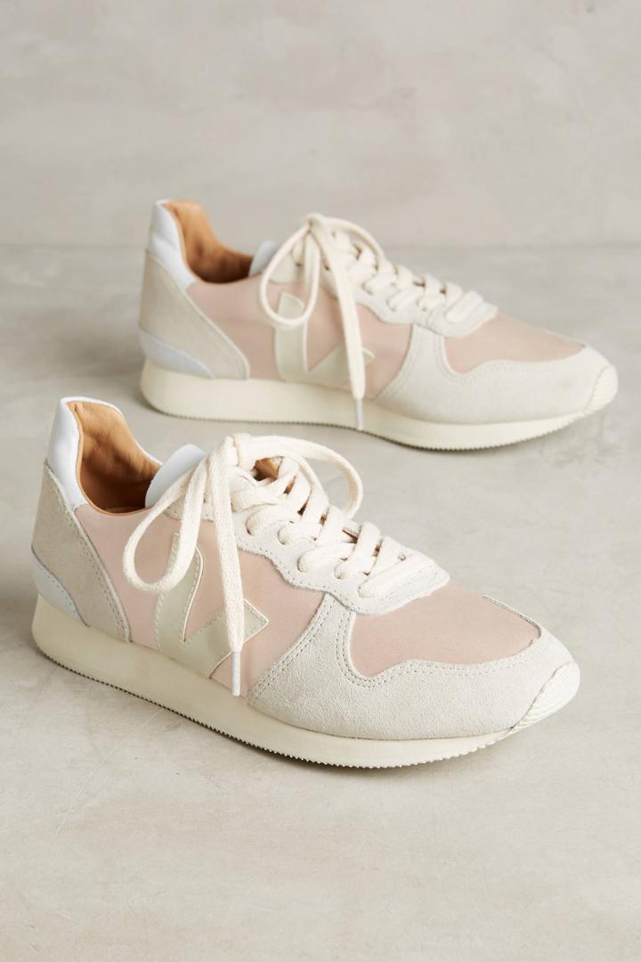 Veja Satin Blush Sneakers