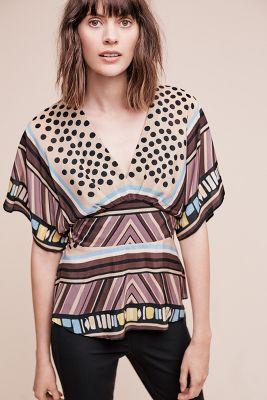Maeve Civiana Silk Top