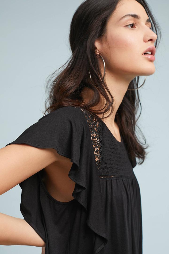 Daniel Rainn Alice Flutter-sleeve Top
