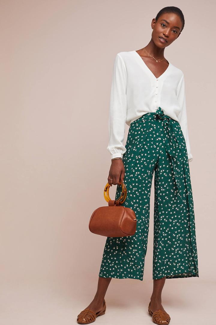 Faithfull Summer Cropped Wide-leg Pants