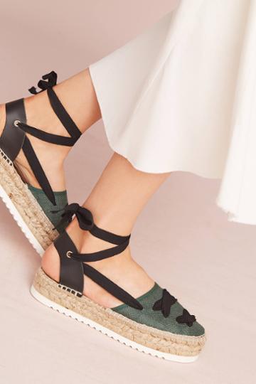 Howsty Alice Green Espadrilles