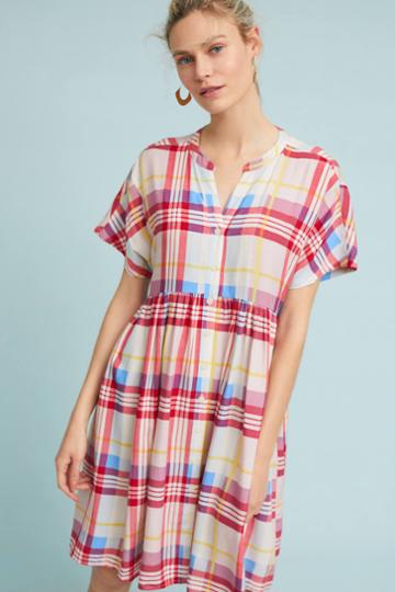 Tylho Plaid Tunic Dress