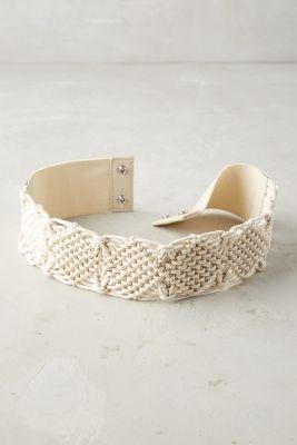 Anthropologie Macrame Belt