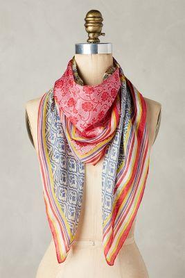 Anthropologie Emmanuelle Silk Kerchief