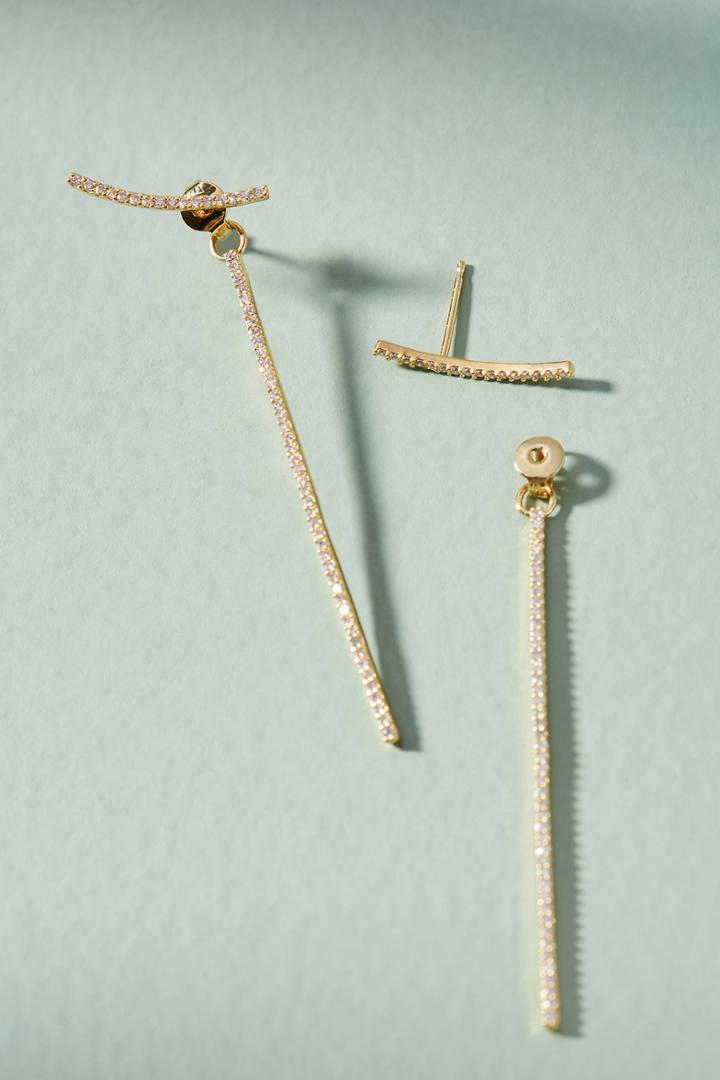 Anthropologie Bella Vista Front-back Earrings