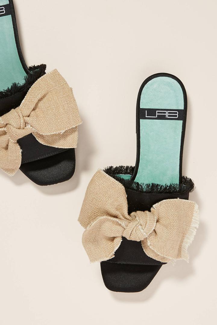 Lab Bow-tied Slide Sandals