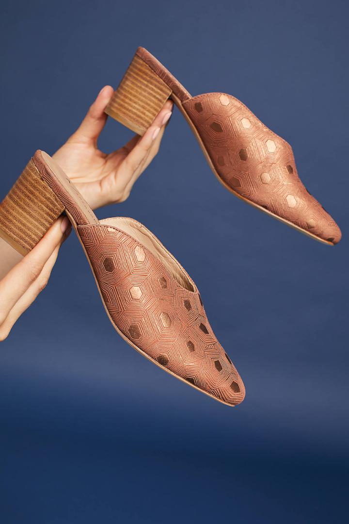 Anthropologie Sweetheart Mules