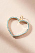 Anthropologie Open Heart Charm