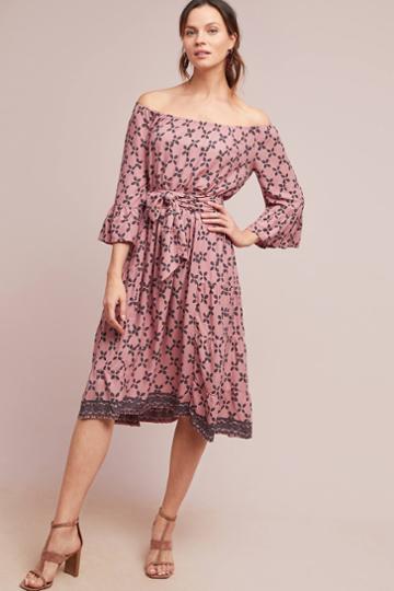 Nat By Natalie Martin Natalie Martin Annabelle Off-the-shoulder Dress