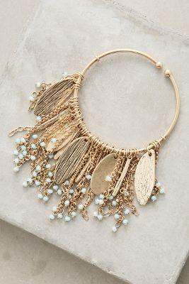 Anthropologie Otira Fringe Cuff